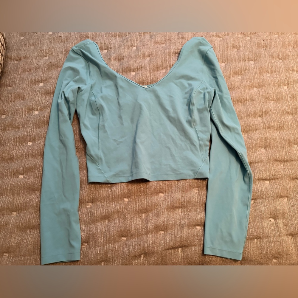 Lululemon Teal Align Long-Sleeve Top